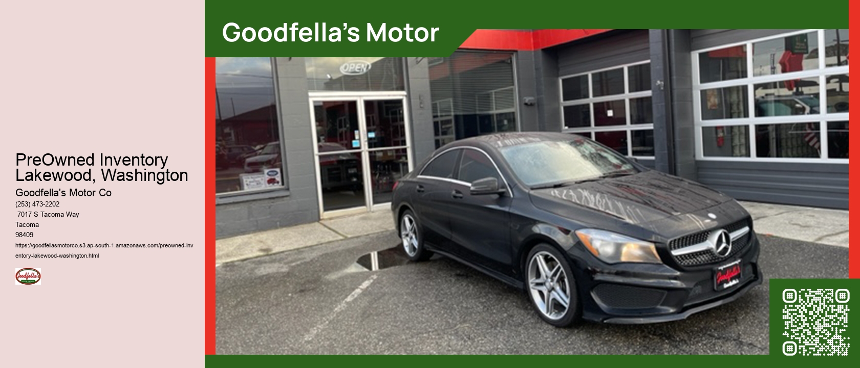 PreOwned Inventory Lakewood, Washington